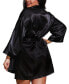 Фото #5 товара Plus Size Satin Robe & Chemise 2pc Lingerie Set