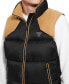 Men's Fabric Block Puffer Vest