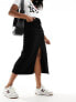 Фото #1 товара Nobody's Child cord midi skirt in black