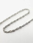 Faded Future rope chain necklace in silver