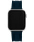 ფოტო #1 პროდუქტის Men's Blue Premium Silicone Band Compatible with 42mm, 44mm, 45mm, Ultra, Ultra2 Apple Watch