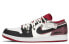 【定制球鞋】 Jordan Air Jordan 1 FZBB 减龄主题 猎人 简约 低帮 复古篮球鞋 男女同款 红黑 / Кроссовки Jordan Air Jordan 553558-163