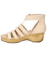 Фото #6 товара Women's Runa Zip Slip Resistant Wedge Sandals