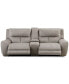Фото #4 товара CLOSEOUT! Terrine 3-Pc. Fabric Sofa with 2 Power Motion Recliners and 1 USB Console, Created for Macy's