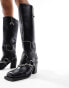 Фото #8 товара Public Desire Nashville knee boot with hardware in black