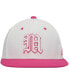 ფოტო #3 პროდუქტის Men's White and Pink Miami Hurricanes On-Field Baseball Fitted Hat