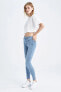 Rebeca Skinny Fit Normal Bel Uzun Jean Pantolon