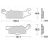 Фото #1 товара MOTO-MASTER Yamaha 096211 Sintered Brake Pads