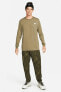 Фото #5 товара Sportswear Men's Long-Sleeve T-Shirt - Green DR7821-222