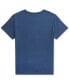Фото #2 товара Toddler & Little Boys Striped-Logo Cotton Jersey T-Shirt