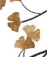 Фото #3 товара Gold-Tone Gingko Leaves 3 Piece Metal Wall Decor Set, 14.6" x 35.4"