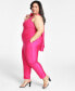 Trendy Plus Size Satin Pants