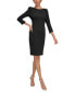 Women's 3/4-Sleeve Sheath Dress