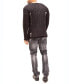 ფოტო #6 პროდუქტის Men's Modern Buckled Long Cardigan Sweater