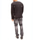 Фото #6 товара Men's Modern Buckled Long Cardigan Sweater