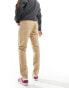 DTT tapered fit cord trousers in camel