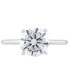 Фото #3 товара IGI Certified Lab Grown Diamond Solitaire Engagement Ring (2-1/2 ct. t.w.) in 14k White Gold or 14k Gold & White Gold