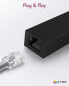 Фото #2 товара ICY BOX USB 3.0 A-Type to RJ-45 Ethernet port - Wired - USB - Ethernet - 1000 Mbit/s - Black