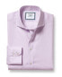 Charles Tyrwhitt Non-Iron Twill Micro Check Shirt Men's 16.5" - 33" Sing - фото #2