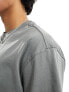 Фото #3 товара Weekday oversized t-shirt in khaki grey