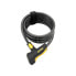 Фото #1 товара OnGuard Doberman Cable Lock with Key: 6' x 10mm, Gray/Black/Yellow