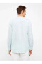 Фото #13 товара Рубашка классического покроя LC WAIKIKI Classic Regular Fit с длинным рукавом из смеси хлопка.