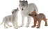 Фото #1 товара Игровая фигурка Schleich Мать волчиц с щенками Wolf Mother with Pups (Волчица с волчатами)