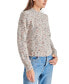 Фото #3 товара Women's Textured Cable-Knit Mock-Neck Sweater