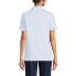 Фото #11 товара Women's School Uniform Tall Short Sleeve Interlock Polo Shirt