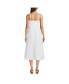 Women's Linen Sleeveless Midi Dress