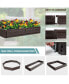 Raised Garden Bed Kit Outdoor Planter Box