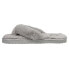 Фото #5 товара Puma Fluff Flip Flop Womens Grey Casual Slippers 384938-04