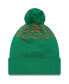 ფოტო #3 პროდუქტის Men's Green Ireland National Team Marl Cuffed Knit Hat with Pom