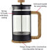 Klausberg ZAPARZACZ DO KAWY/HERBATY 0,60L FRENCH PRESS KLAUSBERG KB-7680