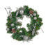 Фото #1 товара Рождественский венок Ананасы 45 x 13 x 45 cm Серебристый Коричневый Зеленый
