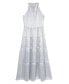 ფოტო #2 პროდუქტის Big Girls Pleated Foil Halter Party Dress