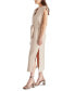 ფოტო #3 პროდუქტის Women's Aeris Notch-Neck Belted Midi Dress