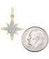Фото #2 товара Wrapped diamond Fancy Star Charm Pendant (1/20 ct. t.w.) in 10k Gold, Created for Macy's