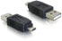 Фото #2 товара Переходник Delock USB micro-B male - USB2.0 A-male - USB micro-B - USB 2.0 A черного цвета