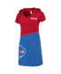 Фото #3 товара Спортивное платье женское Refried Apparel Red, Royal Buffalo Bills Hooded Mini Dress