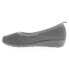 Фото #3 товара Propet Yen Wedge Ballet Slip On Womens Grey Flats Casual WCX074MGRY