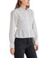ფოტო #3 პროდუქტის Women's Marisol Cotton Smocked Shirt
