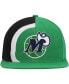 ფოტო #3 პროდუქტის Men's Green Dallas Mavericks Hardwood Classics Retroline Snapback Hat