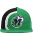 Men's Green Dallas Mavericks Hardwood Classics Retroline Snapback Hat