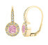 Sparkling gold-plated earrings with zircons SVLE0613XH2GP00