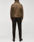 Фото #2 товара Men's Shearling-Lined Jacket