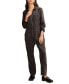 Фото #1 товара Women's Zip-Front Denim Jumpsuit