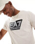 Фото #4 товара Armani EA7 large chest logo t-shirt in beige