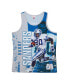 Фото #3 товара Men's Barry Sanders Blue Detroit Lions 1991 Player Burst Tank Top