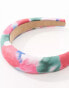 Vero Moda headband in bright watercolour print Dutch Canal Asta-Muster - фото #4